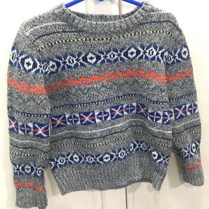 GapKids patterned sweater size 5 EUC